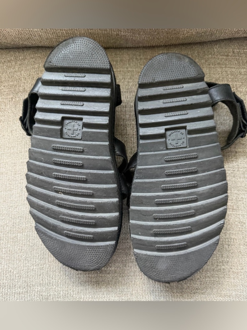 Dr Martens Black Chunky Strappy Sandals - Picture 4 of 6